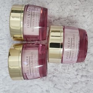 Lot of 3 Estee Lauder Resilence Multi Effect Face & Neck Cream .5 OZ